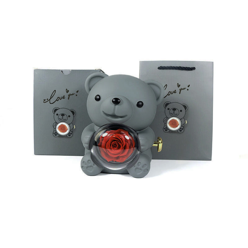 SHOPVERA™ BearyRose Necklace Gift Set