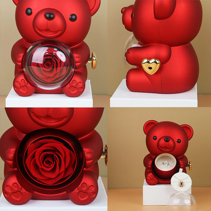 SHOPVERA™ BearyRose Necklace Gift Set