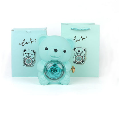SHOPVERA™ BearyRose Necklace Gift Set