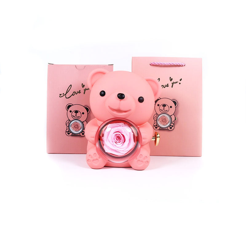 SHOPVERA™ BearyRose Necklace Gift Set