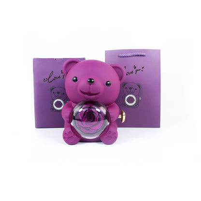 SHOPVERA™ BearyRose Necklace Gift Set