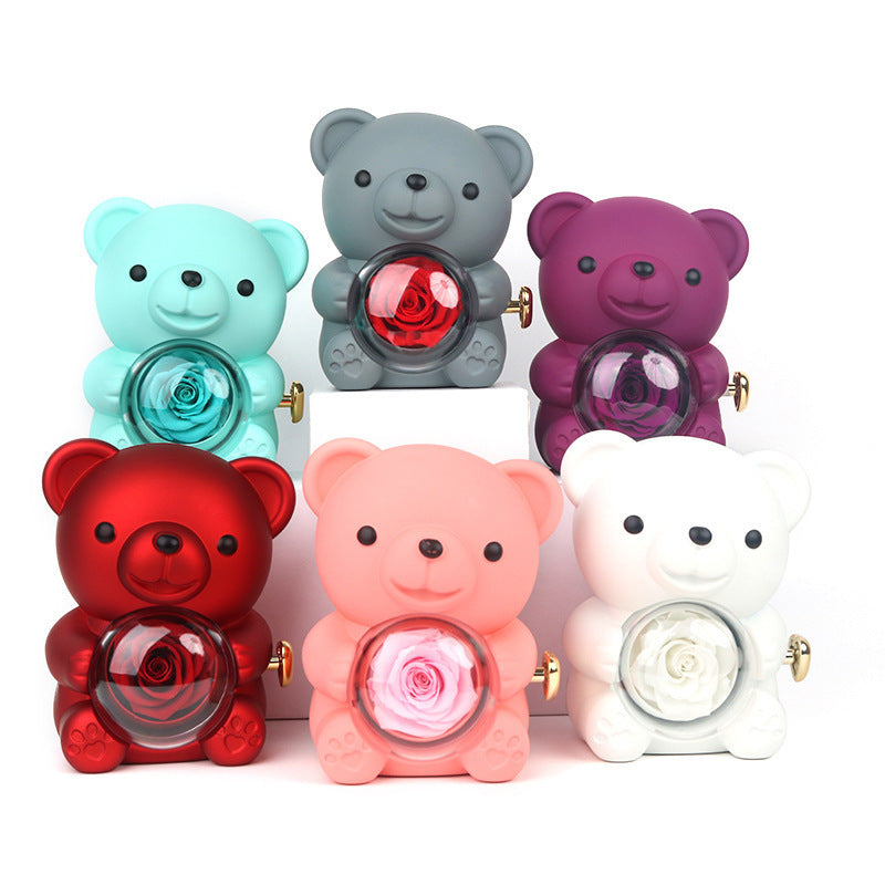 SHOPVERA™ BearyRose Necklace Gift Set