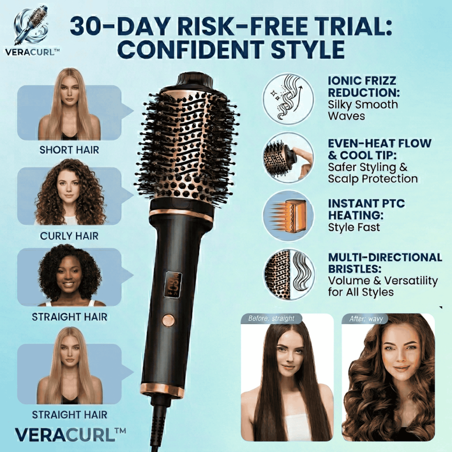 VERACURL™ Professional Blowout Brush